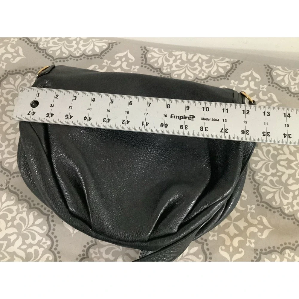 Marc Jacobs black pebbled leather Crossbody handbag